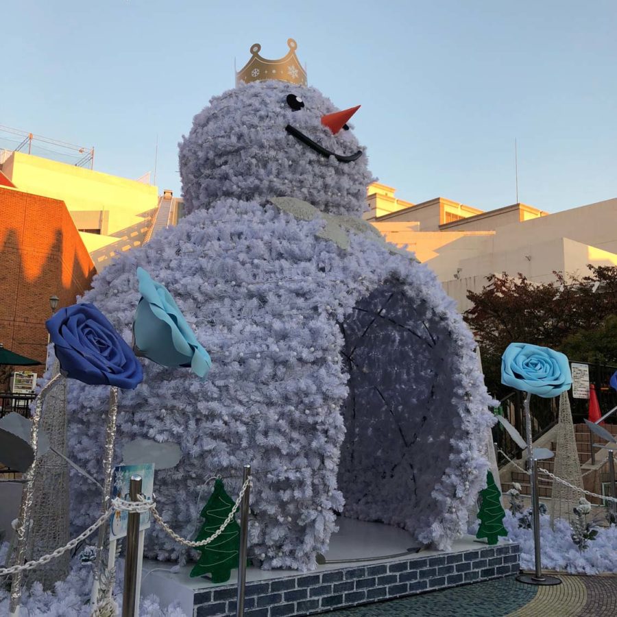 雪だるま イルミネーション